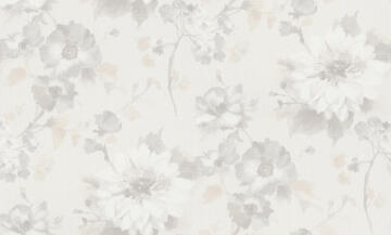 Wallpaper Floral Print RASCH Cream 10,5m x 53cm