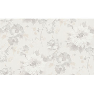 Wallpaper Floral Print RASCH Cream 10,5m x 53cm