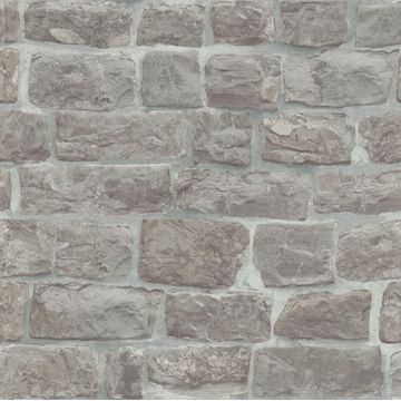 Rasch Ancient Stone Wallpaper Grey 10mx53cm