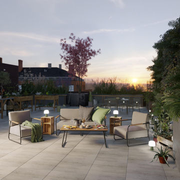 Patio Furniture Set Fima Light Grey