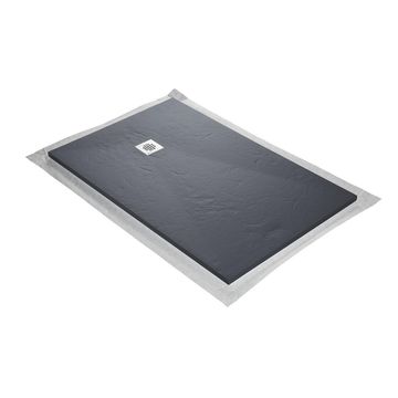 Shower Tray Slate Square Grey 120 x 90 cm 