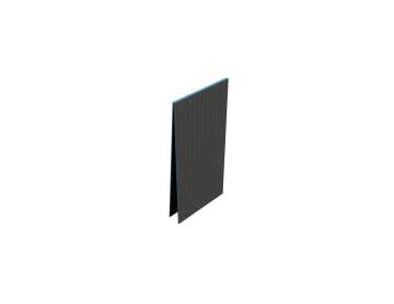 Foldable Tileable Panel with fleece 12,5 mm - 250 x 60 cm