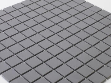 Mosaic Solid surface smooth - 2,5 x 2,5 cm - roll 100 x 50 cm - 7037 Mole Grey Smooth