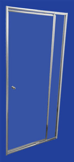 Shower Door Finestra Bright Chrome Pivot Door 900x1860x780-880