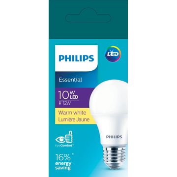 Philips E27 LED General Light Bulb 10W Warm White 