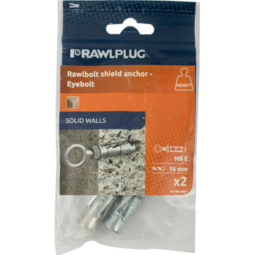 shield anchor eyebolt m8x87mm 2p
