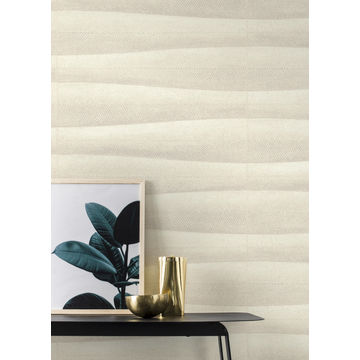 WALLPAPER SALMON LEATHER WHT 10.5MX53CM
