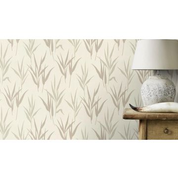 Wallpaper Floral Glam Print RASCH Beige Cream 10,5m x 53cm