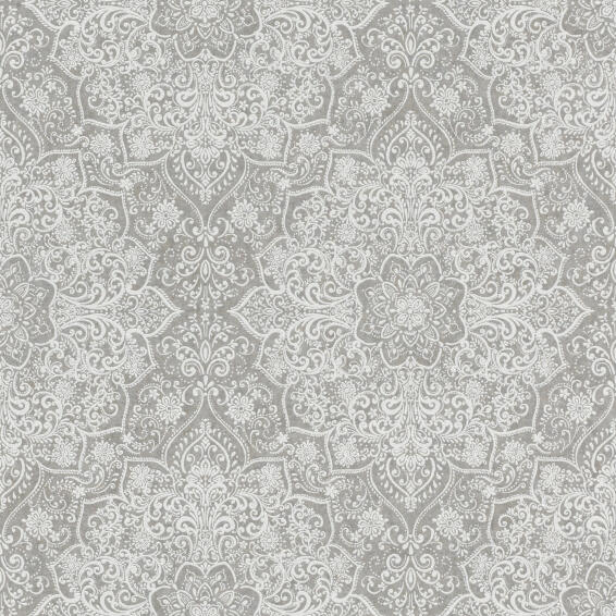 WALLPAPER TROP WHT/PALE GREY 10.5MX53CM