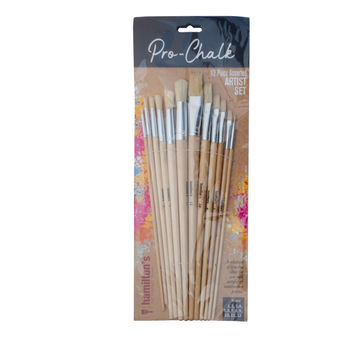 Artist Brush PRO-CHALK Set Of 12