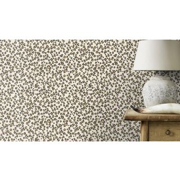 WALLPAPER LEOPARD WHITE 10.5MX53CM