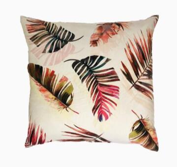 CUSHION FEATHERS PINK - 50 X 50