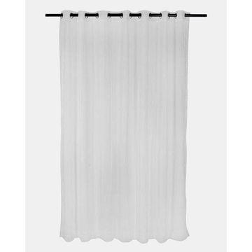 Eyelet plain voile curtain white 230x250