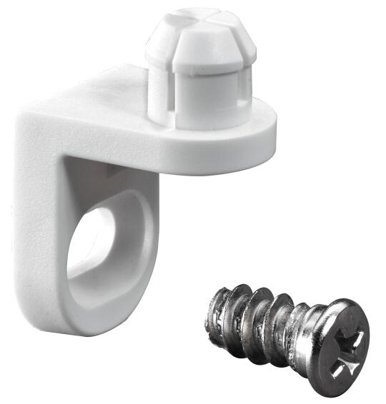 Back panel connector plastic white hettich