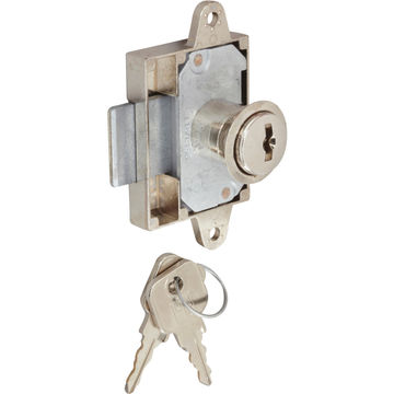 Cylinder screw-on lock nickel-plated hettich