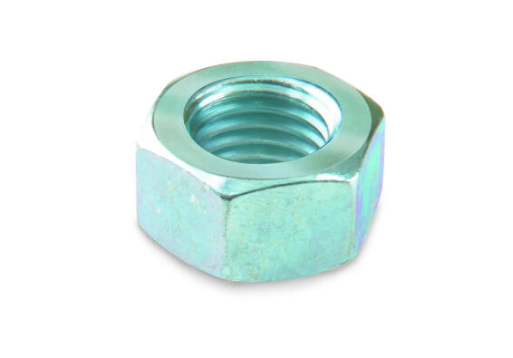 Hexagon nuts 2.5mm zinc plated 20pc standers