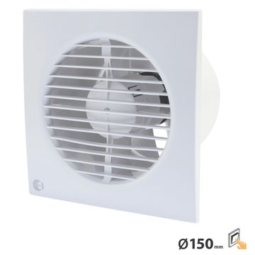 EXTRACTOR FAN INTERMITENT 150MM SWITCH