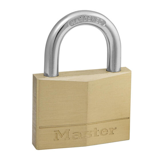 2-Piece Solid Brass Padlocks Set | 1.25 (32 mm) Length | Keyed Alike with  6 Keys | Ideal for Suitcases & Cabinets