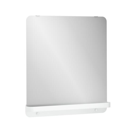 Sensea Easy Mirror With Metal Shelf White Mat W70cmxD9cmxH79cm