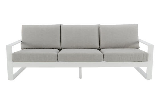 Naterial Las Vegas Aluminium & Textile Light Grey (Excludes Chairs & Table)