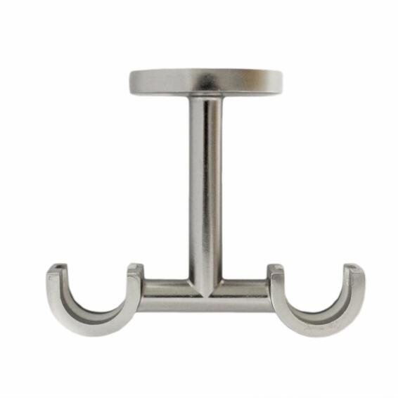 1pc curtain bracket kali mat nickel c double fix d28 95/90mm inspire