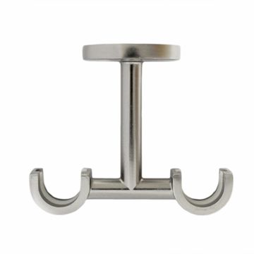 1pc curtain bracket kali mat nickel c double fix d28 95/90mm inspire