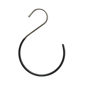 Spaceo metal scarf hanger black
