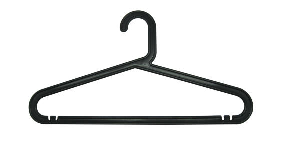 Plastic Coat Hanger 4 Set BlackHW39xD2xh21cm