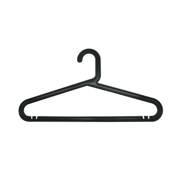 Plastic Coat Hanger 4 Set BlackHW39xD2xh21cm