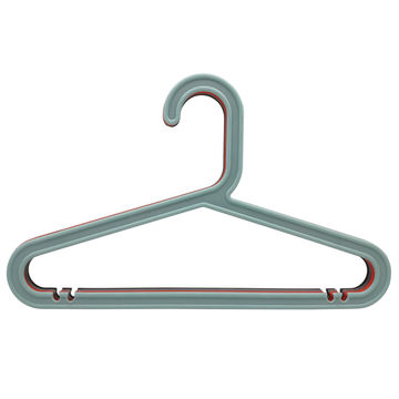 Spaceo plastic kids hanger 4 pack multi colour
