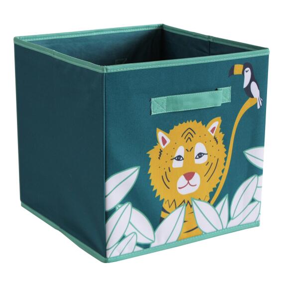 BSKT POLYSTER LION AND MONKEY SPACEO KUB
