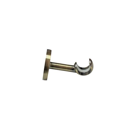 2pc inspire bracket h d20 neo antic brass single fix 60mm