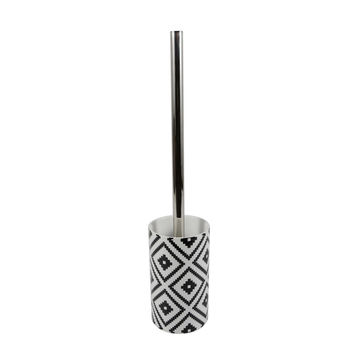 Toilet Brush Holder Ceramic SENSEA Ethnic White