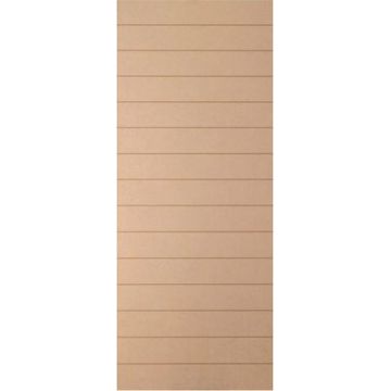 Interior Door Hollow Core Hardboard Horizontal Grooves w762xh2032mm