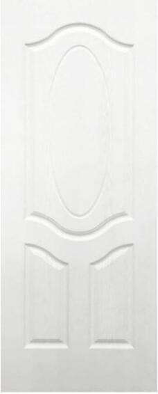 Interior Door Hollow Core Deep Moulded 3 Panel Arch White w813 x h2032mm