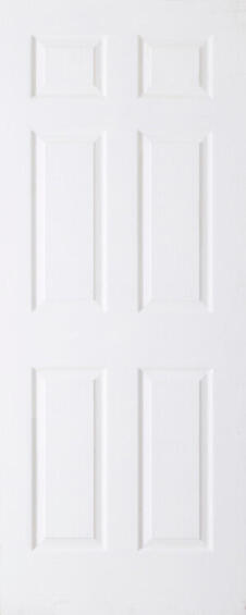 Interior Door Deep Mould 6 Panel White w813 x h2032mm