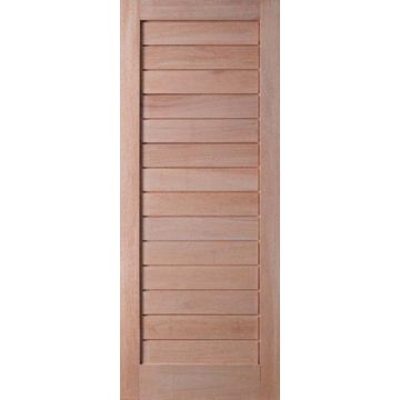 Exterior Door Meranti ALIF DOORS Horizontal Slats Framed W813mm x H2032mm