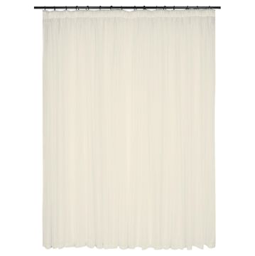 Taped voile curtain cream 500 x 250