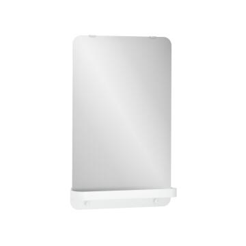 Mirror 50x9x79 Sensea Easy With Metal Shelf White Mat