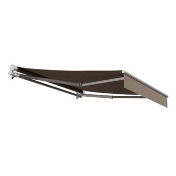 Calima Retractable Awning Plain Taupe L3m x W2m