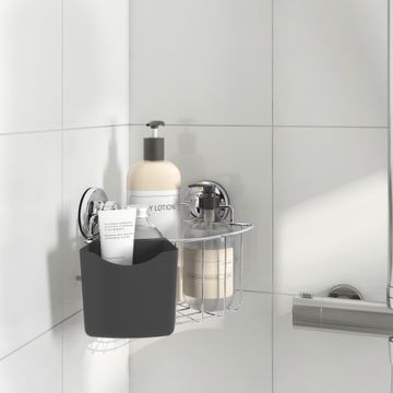 Sensea Remix Shower Corner Basket/Caddy Chrome