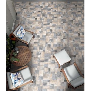 Floor Tile Mwamba Natural Smoke Mix L49.2cm x W49.2 (1.7m2/box)