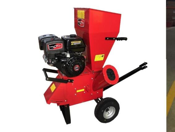 Petrol garden shredder 398cc 76mm chipping capacity