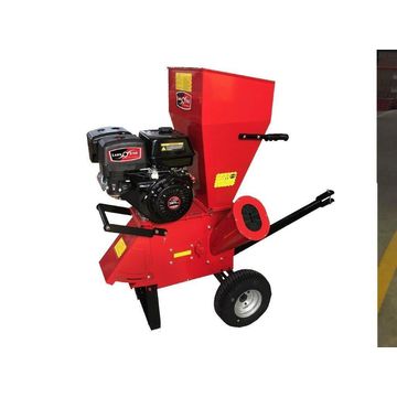 Petrol garden shredder 398cc 76mm chipping capacity