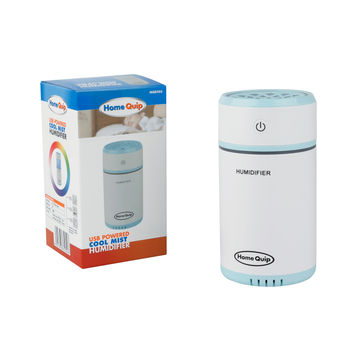 Humidifier cool mist homequip usb white & blue 300ml
