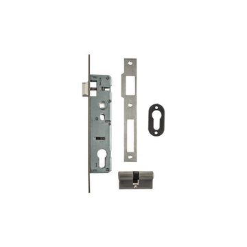 Latch & deadlock with cylinder 25mm L&B security