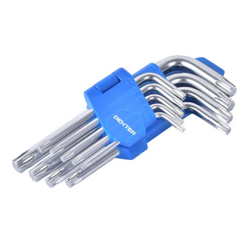 Set of 9 Torx keys DEXTER