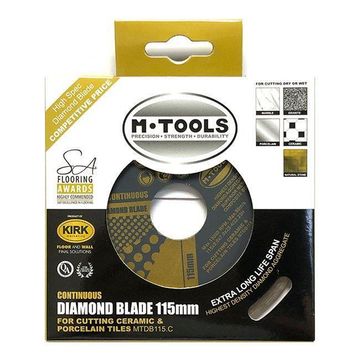 M-Tools 115mm Diamond Blade -Continuous