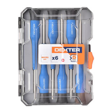 Set Of 6 Precision Screwdrivers Dexter