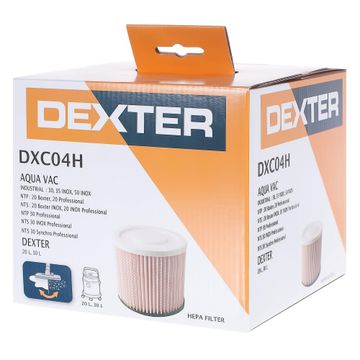 VACUUM CLEANER CARTRIDGE FILTER DEXTER 20L HPA